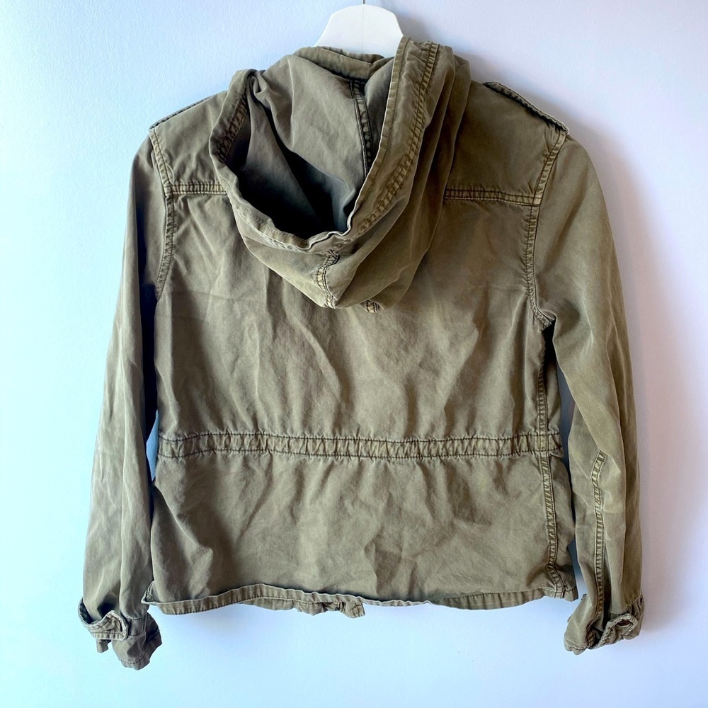 Aritzia Green Utility Jacket - Picture 3 of 4